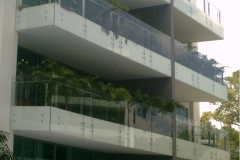 Glass Railing (Balcony Area)